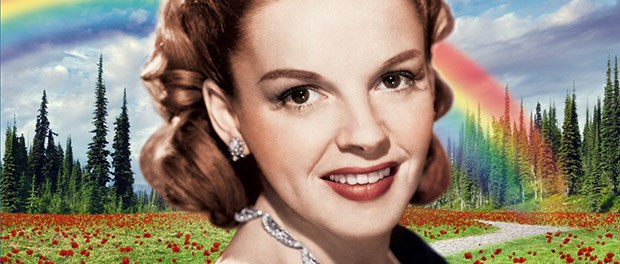 Judy Garland bajo el arcoíris