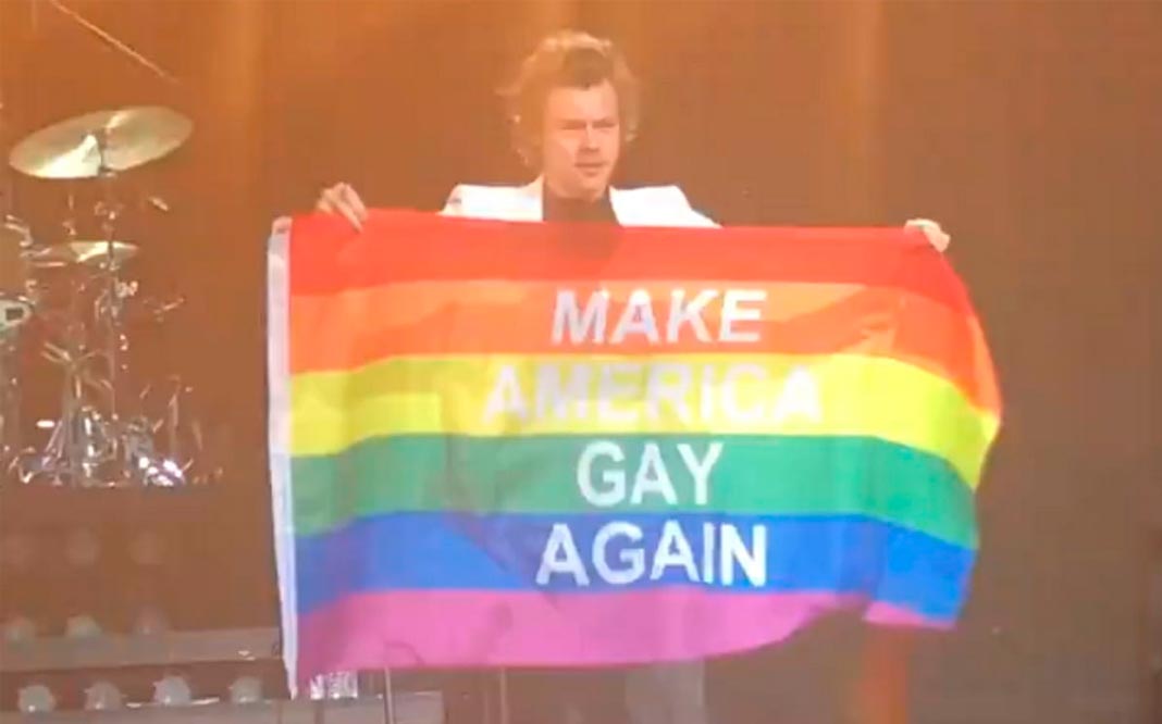 Harry styles gay flag 2017