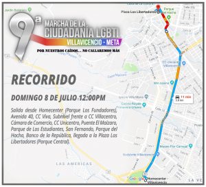 marcha del orgullo gay en colombia 2018 - Villavicencio 2