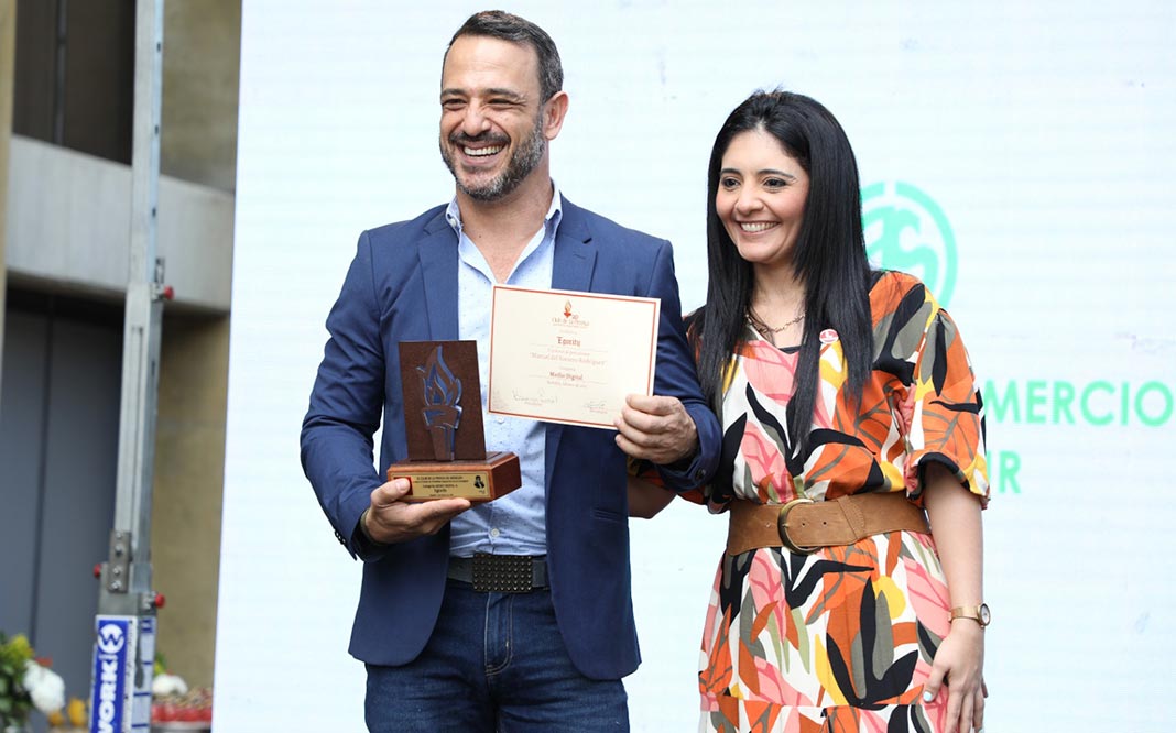 egocity recibe premio Manuel del Socorro Rodríguez